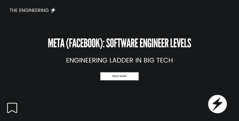 Meta (Facebook): IC Levels Engineering Laddder in Big Tech