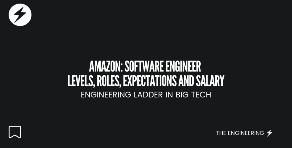 Amazon: Software Engineer - Levels, Roles, Expectations and Salary. SDE Ladder in BIG Tech